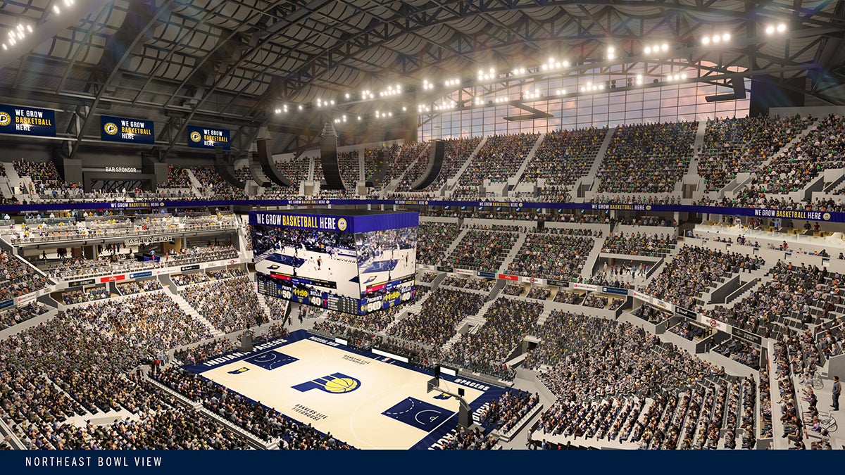Gainbridge Fieldhouse Renovation Login pages Info