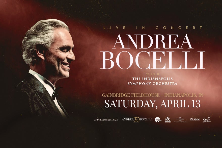 More Info for Back by Popular Demand, Andrea Bocelli and the Indianapolis Symphony Orchestra Return to Gainbridge Fieldhouse