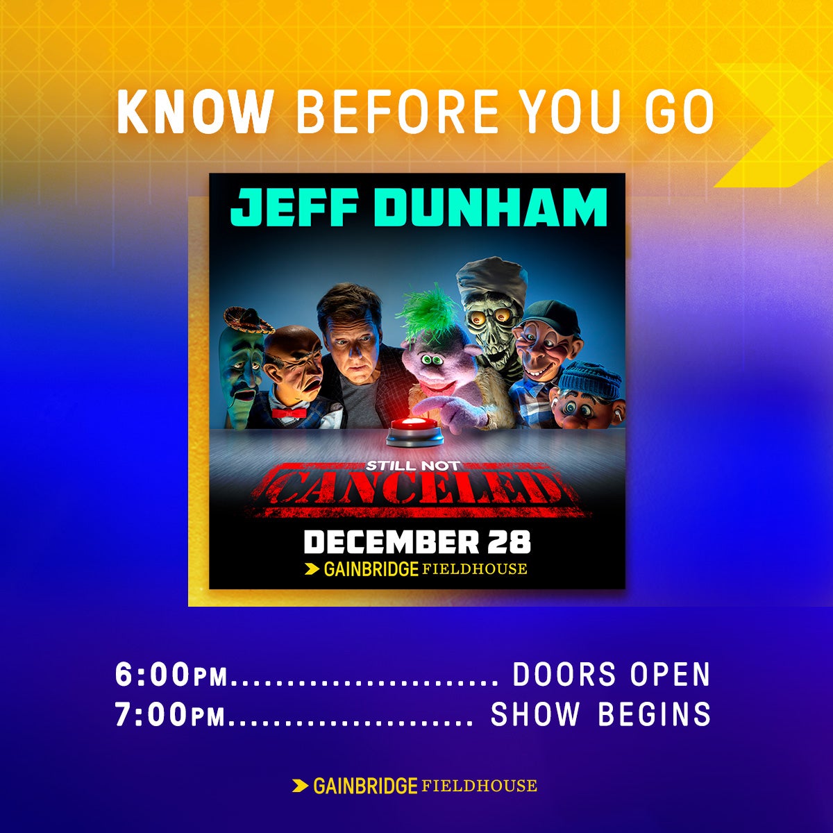 Jeff Dunham 2022 2022 Tour