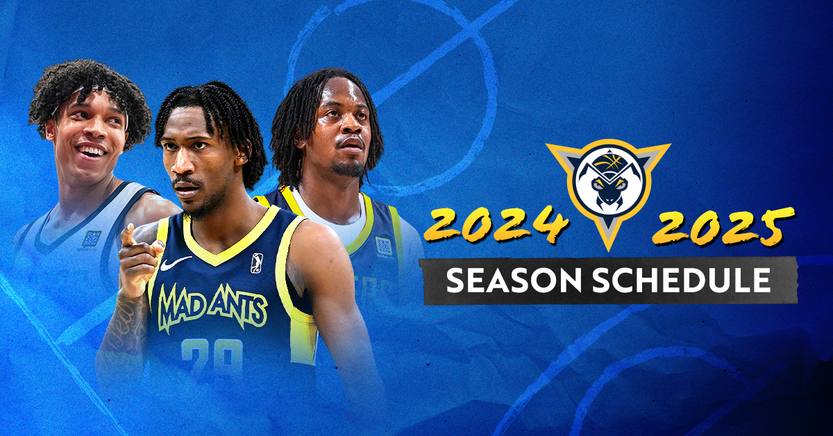 Indiana Mad Ants release 20242025 game schedule Gainbridge Fieldhouse