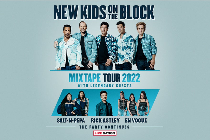 New Kids on the Block Announce the Ultimate Party with The Mixtape Tour  2022 | Gainbridge Fieldhouse