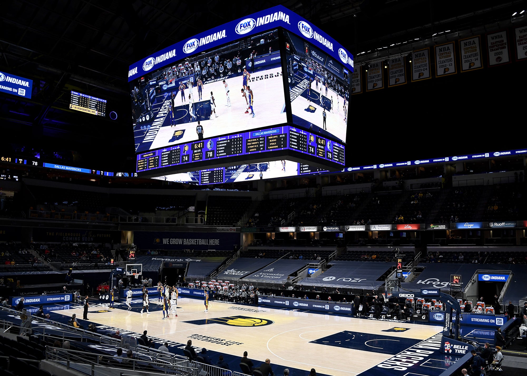 Pacers Sports Entertainment Unveil Fieldhouse Of The Future Phase 1 Renovations Gainbridge