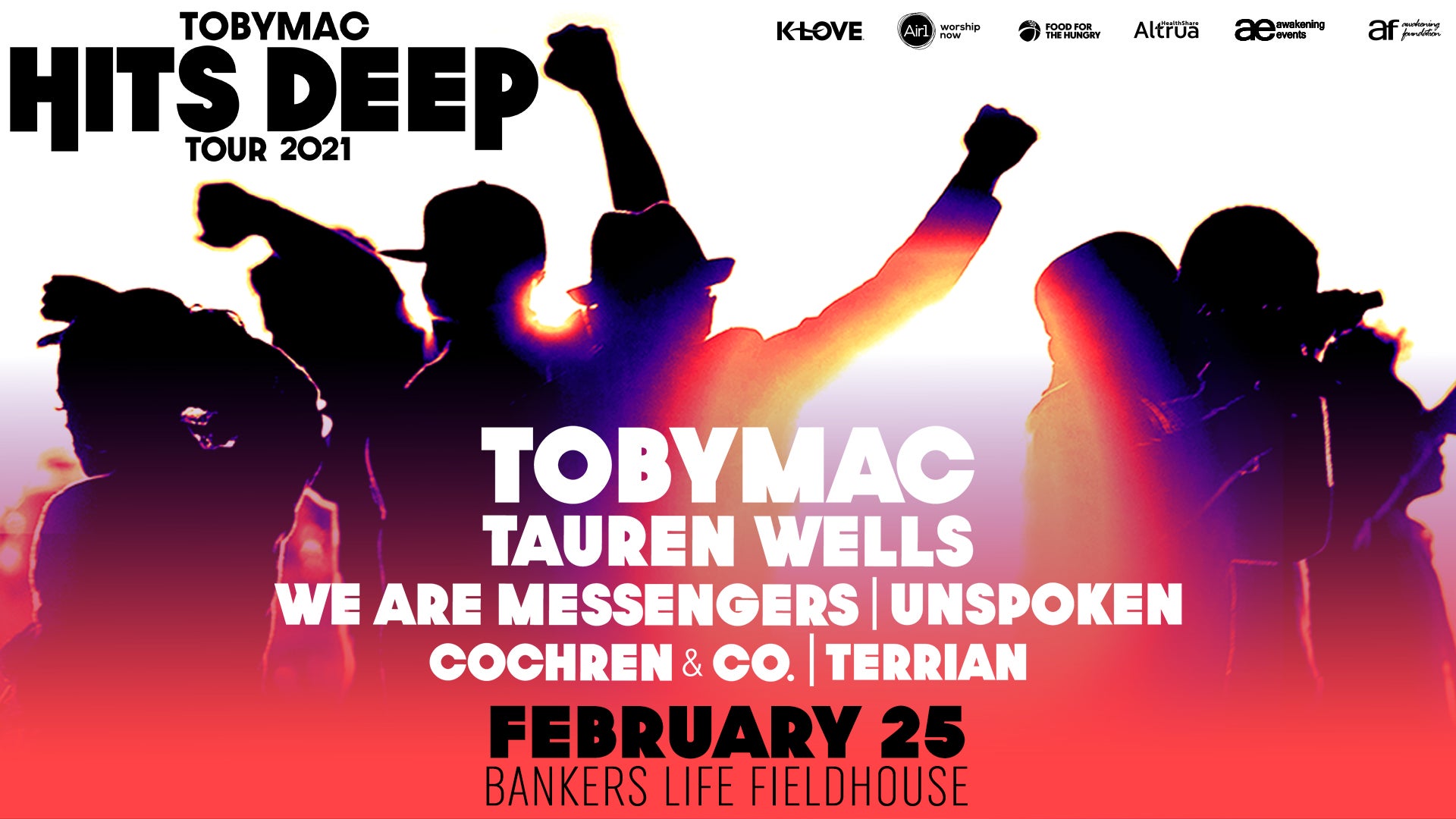 TOBYMAC Hits Deep Tour 2021 Gainbridge Fieldhouse