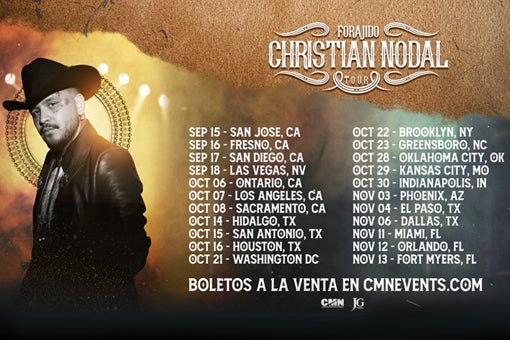 More Info for Christian Nodal Announces His 'Forajido' Tour 