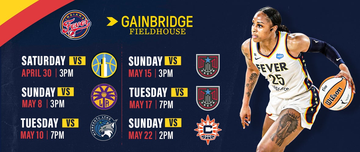 Tickets for Indiana Fever Games at Gainbridge Fieldhouse On Sale